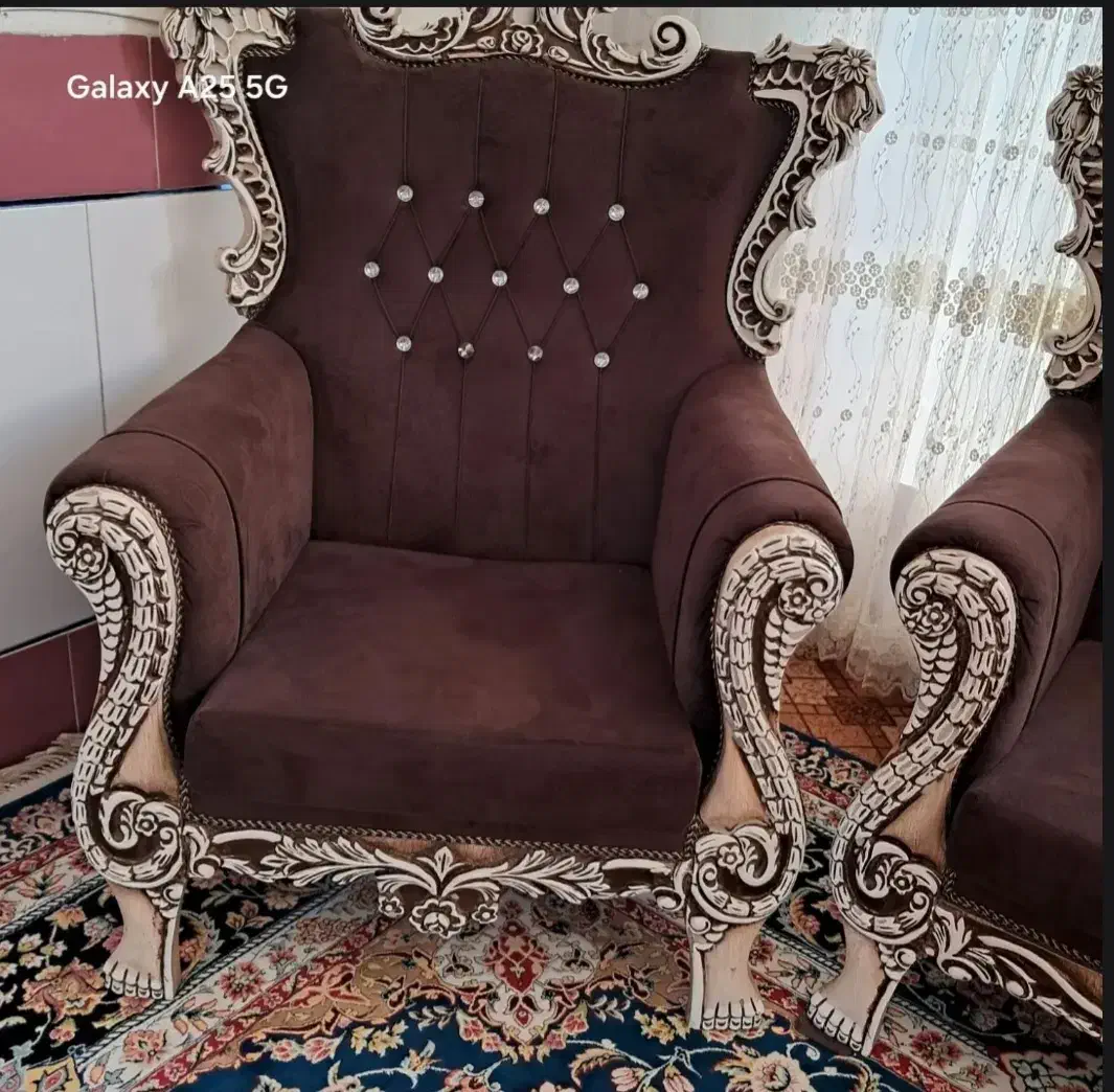 مبل ۷ نفره|مبلمان خانگی و میز عسلی|شهرضا, |دیوار