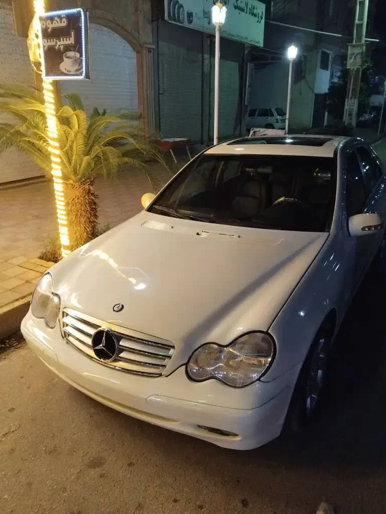 بنز c240اتومات سفید ۲۰۰۲|خودرو سواری و وانت|قائم‌شهر, |دیوار