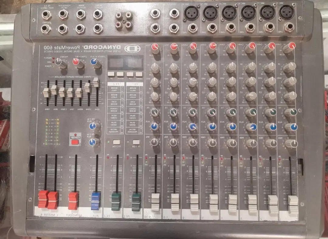 پاورمیکسر دایناکورد ۶۰۰ ب همراه باند پسیو|صوتی و تصویری|اصفهان, عباس‌آباد|دیوار