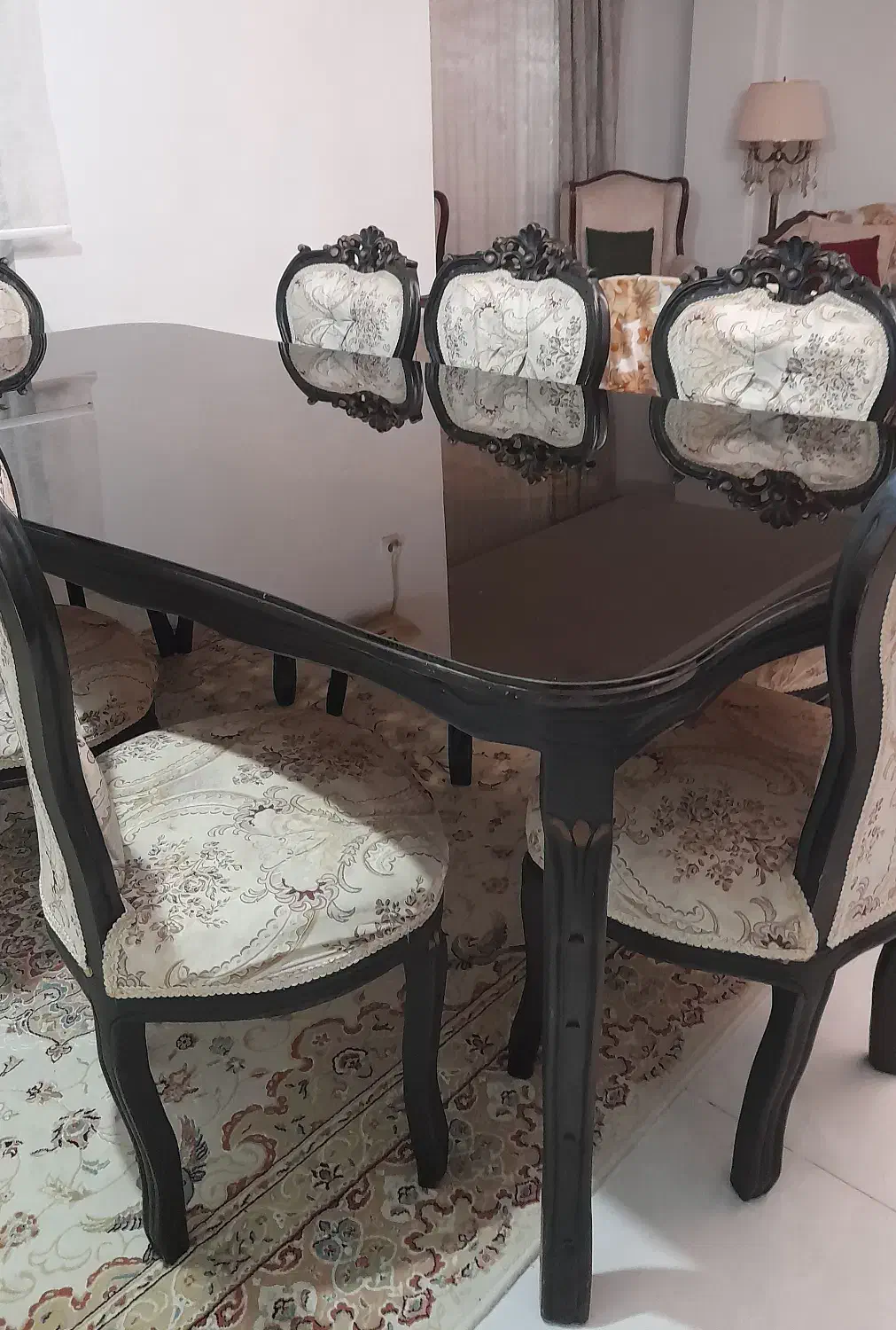 میز ناهارخوری ۸نفره|میز و صندلی غذاخوری|آستارا, |دیوار