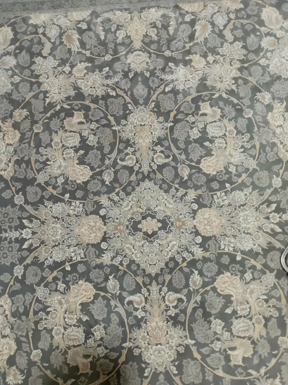 فرش هزار ۱۲۰۰ شانه تراکم ۳۶۰۰ گل برجسته|فرش|زاهدان, |دیوار