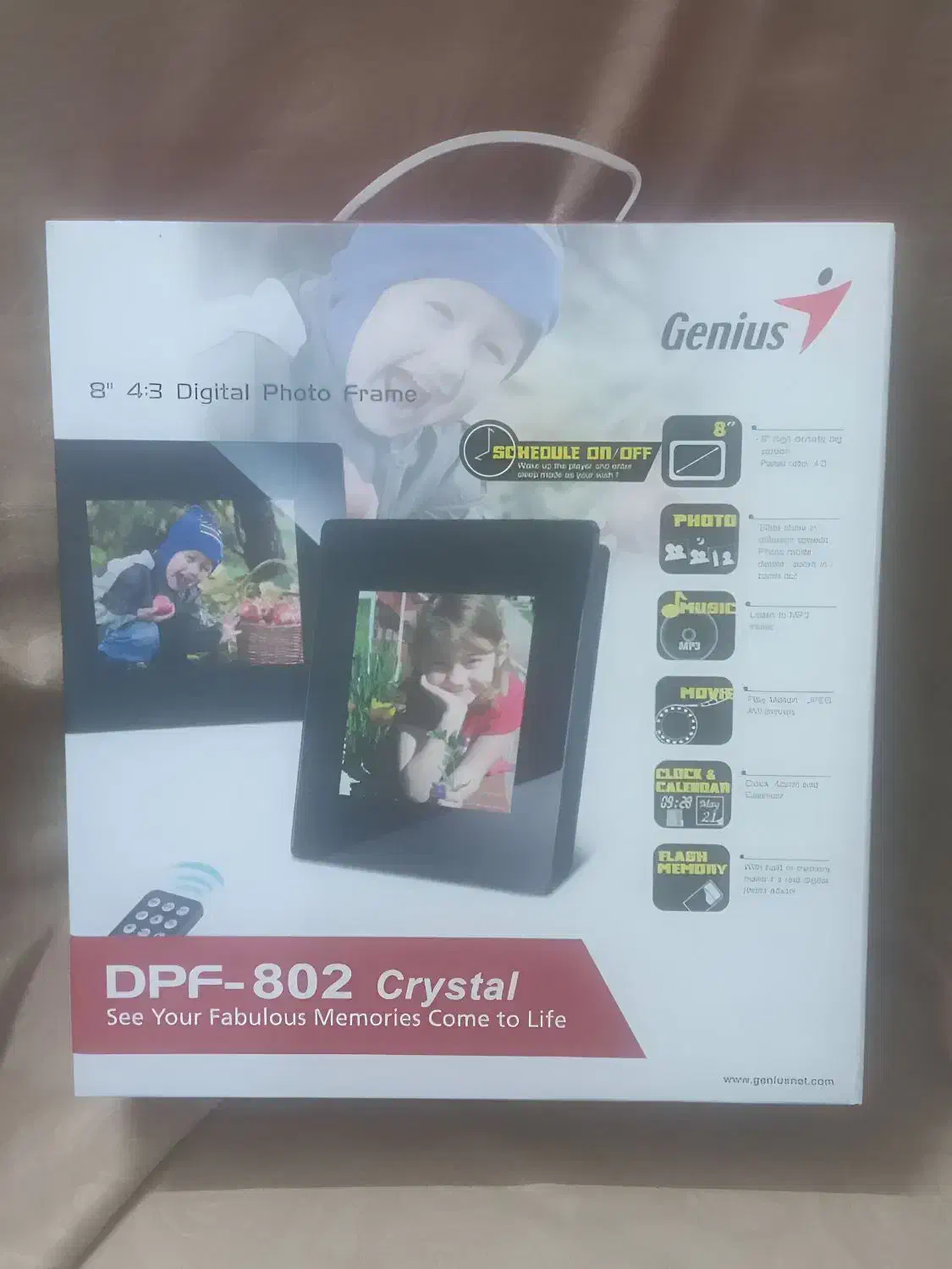 قاب عکس دیجیتال Genius DPF-802 Ctystal|دوربین عکاسی و فیلم‌برداری|قم, باجک دو|دیوار