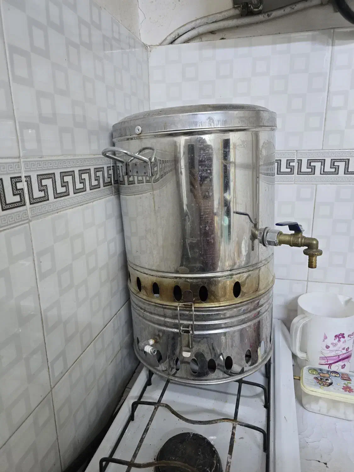 سماور گازی|سماور، چای‌ساز، قهوه‌ساز|مشهد, عنصری|دیوار