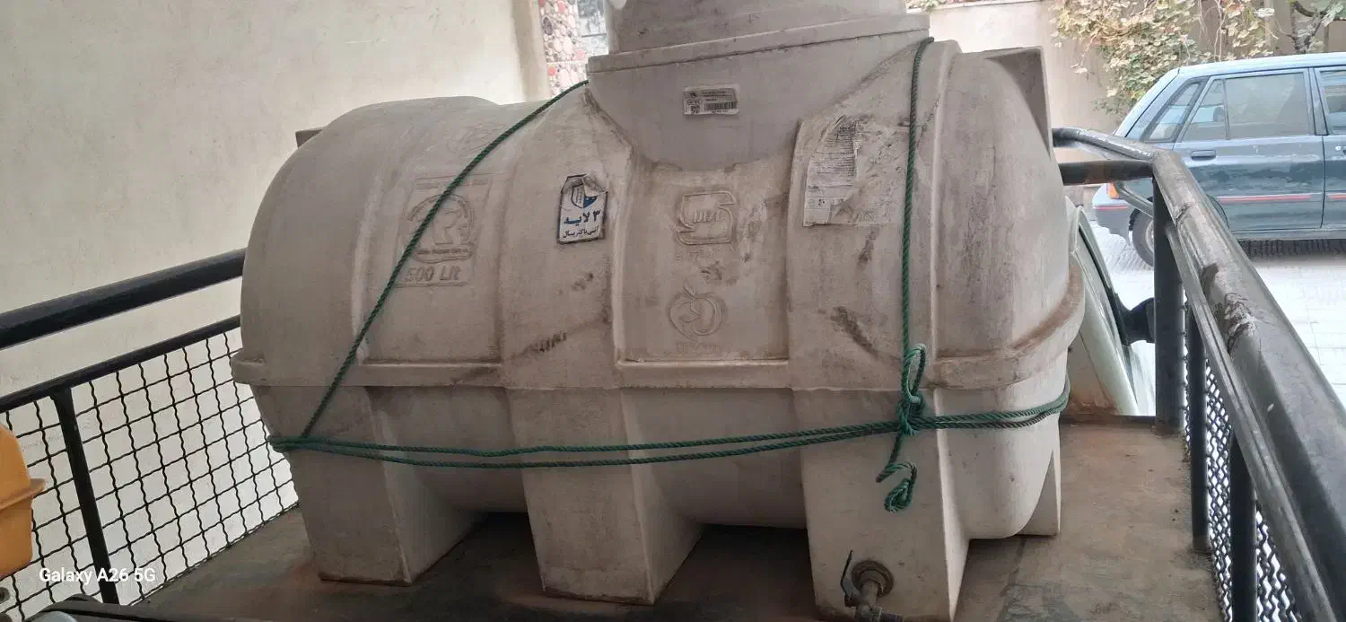 تانکر آب ۵۰۰ لیتری ۳ لایه|مصالح و تجهیزات ساختمان|اسلام‌شهر, شهرک قائمیه|دیوار