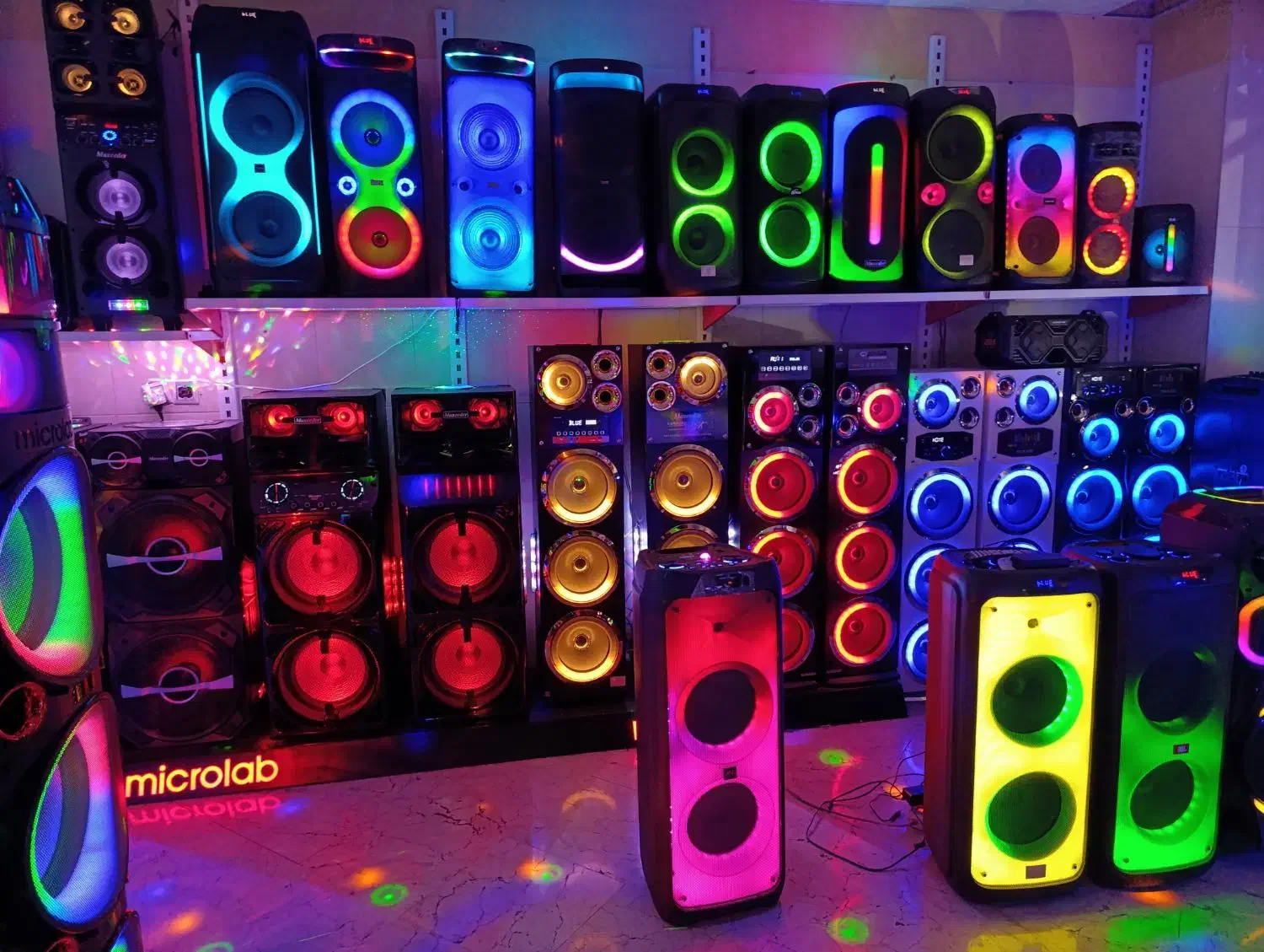 باند اسپیکر مکسیدر طرح ایوا و میکرولب قیمت عمده|سیستم صوتی خانگی|تهران, نارمک|دیوار