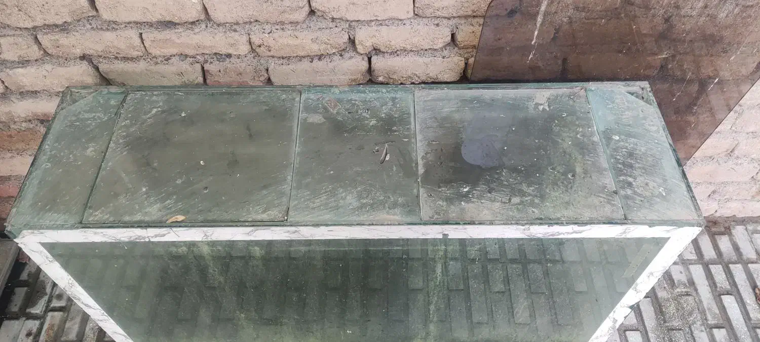 آکواریوم بزرگ شیشه ۱۰میل|ماهی|کرمانشاه, |دیوار