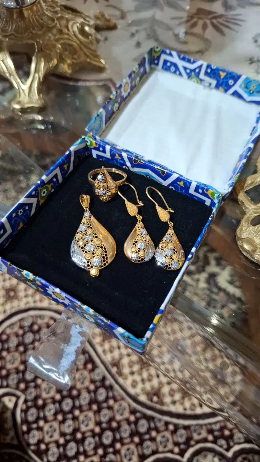 نیم ست طلا نو|جواهرات|ارومیه, |دیوار