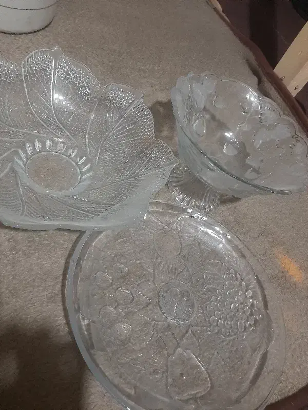 ظروف شیشهای ۵ تا همهگی باهم ۲۳۰ هزار تومن.|ظروف سرو و پذیرایی|خلخال, |دیوار