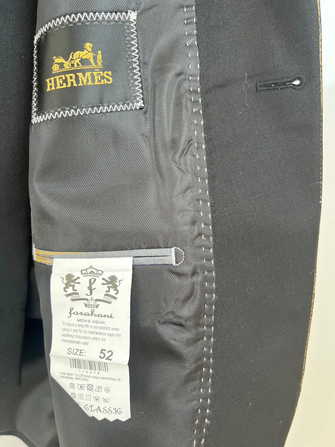 کت شلوار هرمس اورجینال سایز۵۲|لباس|شاهینشهر, خانه کارگر|دیوار