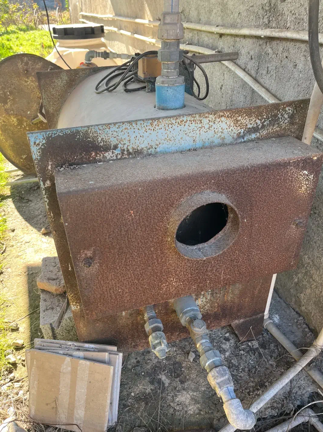 مخزن آبگرمکن فولادی ۸۲۰۰۰ سالم|آبگرمکن، پکیج، شوفاژ|آمل, |دیوار