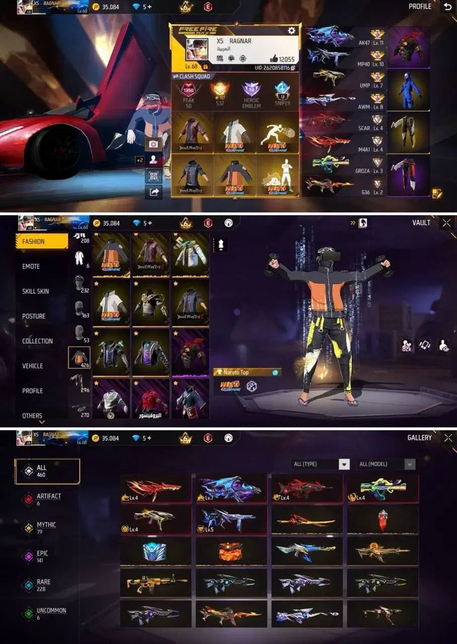 اکانت فری فایر|کنسول، بازی ویدئویی و آنلاین|مشهد, شهرک شهید باهنر|دیوار