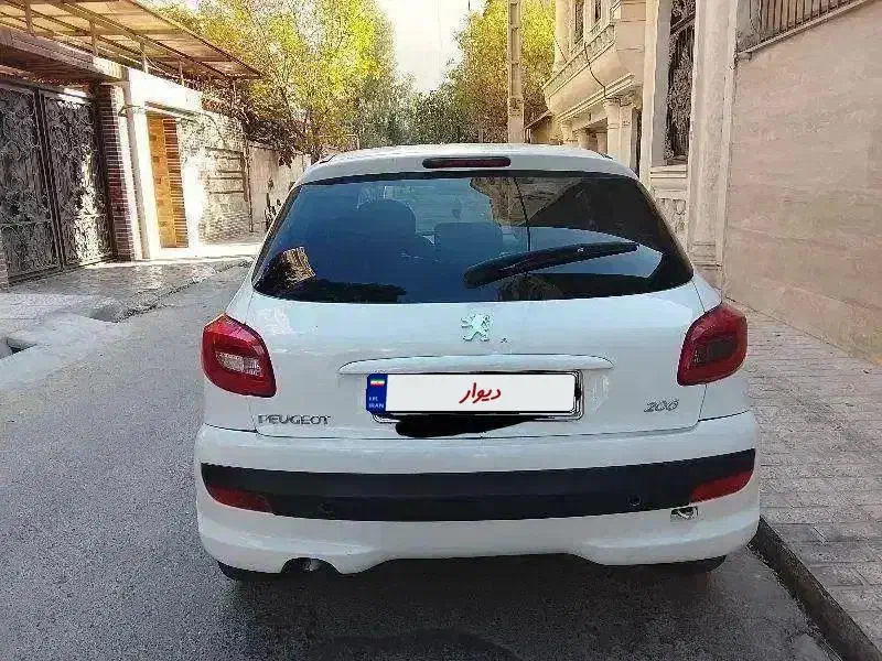 پژو 206 مدل 1395 تیپ 2|خودرو سواری و وانت|آفتاب, |دیوار