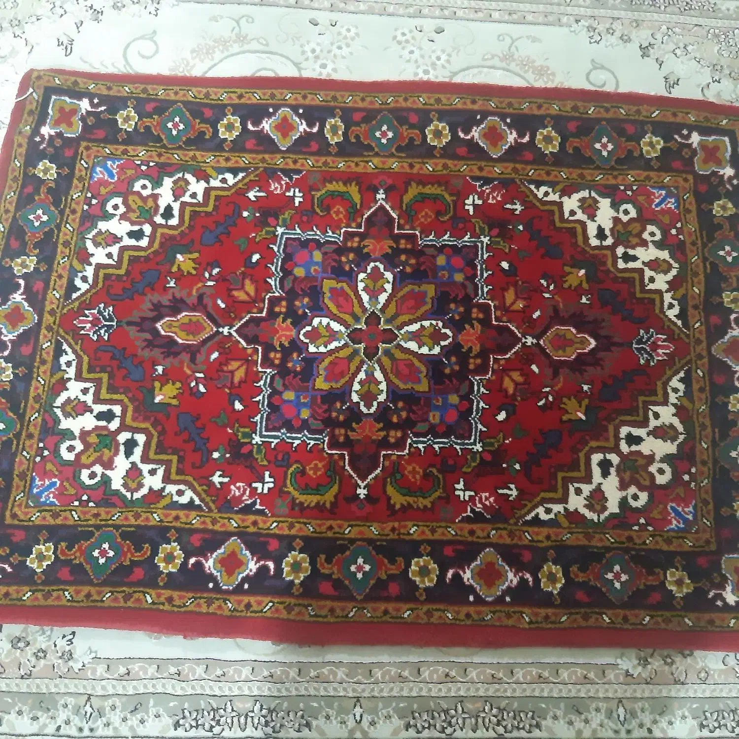 ۱جفت فرش هریس|فرش|قزوین, |دیوار