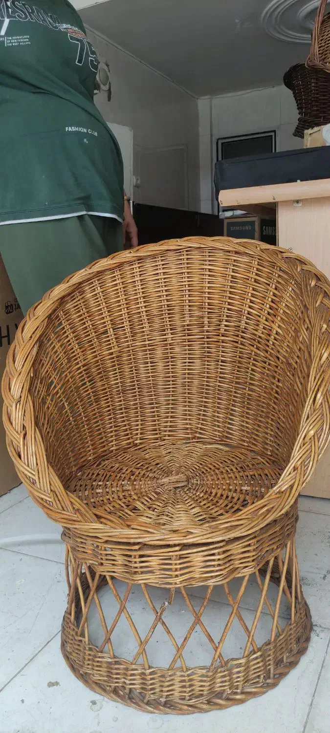 صندلی حصیری|صنایع دستی و سایر لوازم تزئینی|وحیدیه, |دیوار