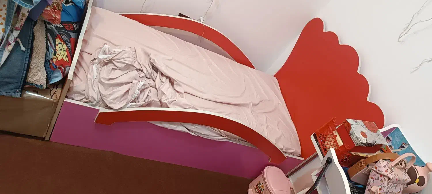 تخت خواب و کمد ام دی اف|تخت و سرویس خواب|قروه, |دیوار