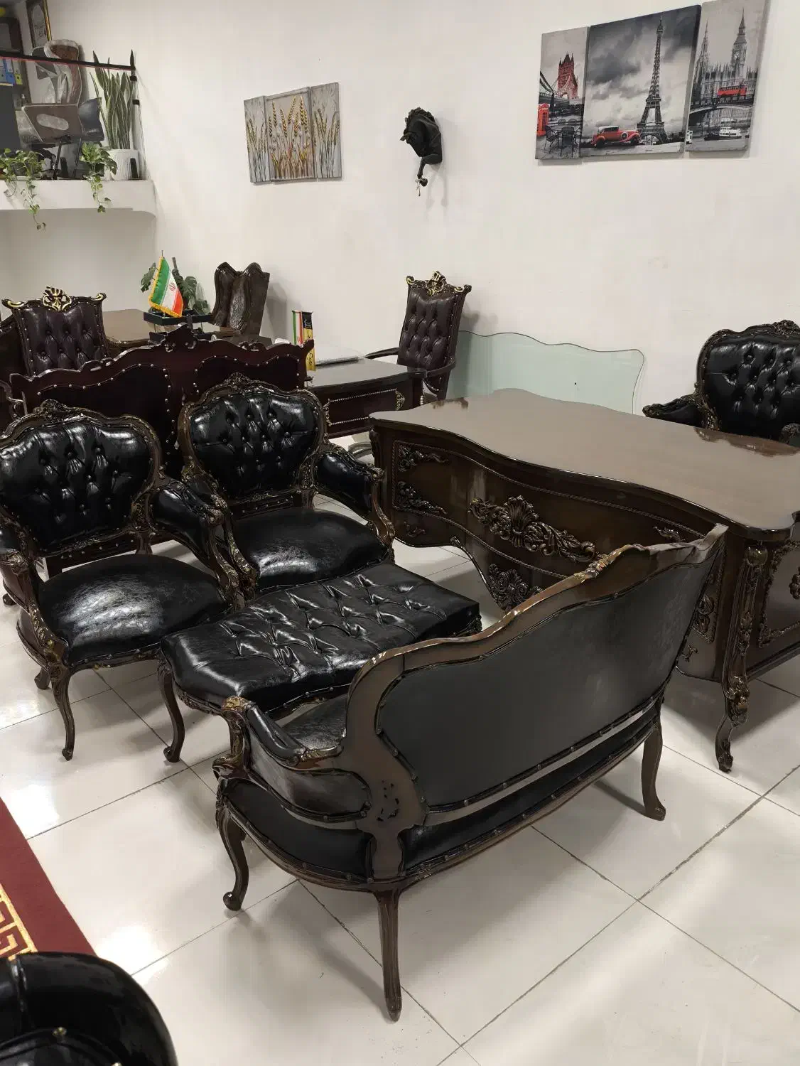 مبلمان اداری میز کلاسیک صندلی مدیریت|مبلمان اداری|چهاردانگه (تهران), |دیوار