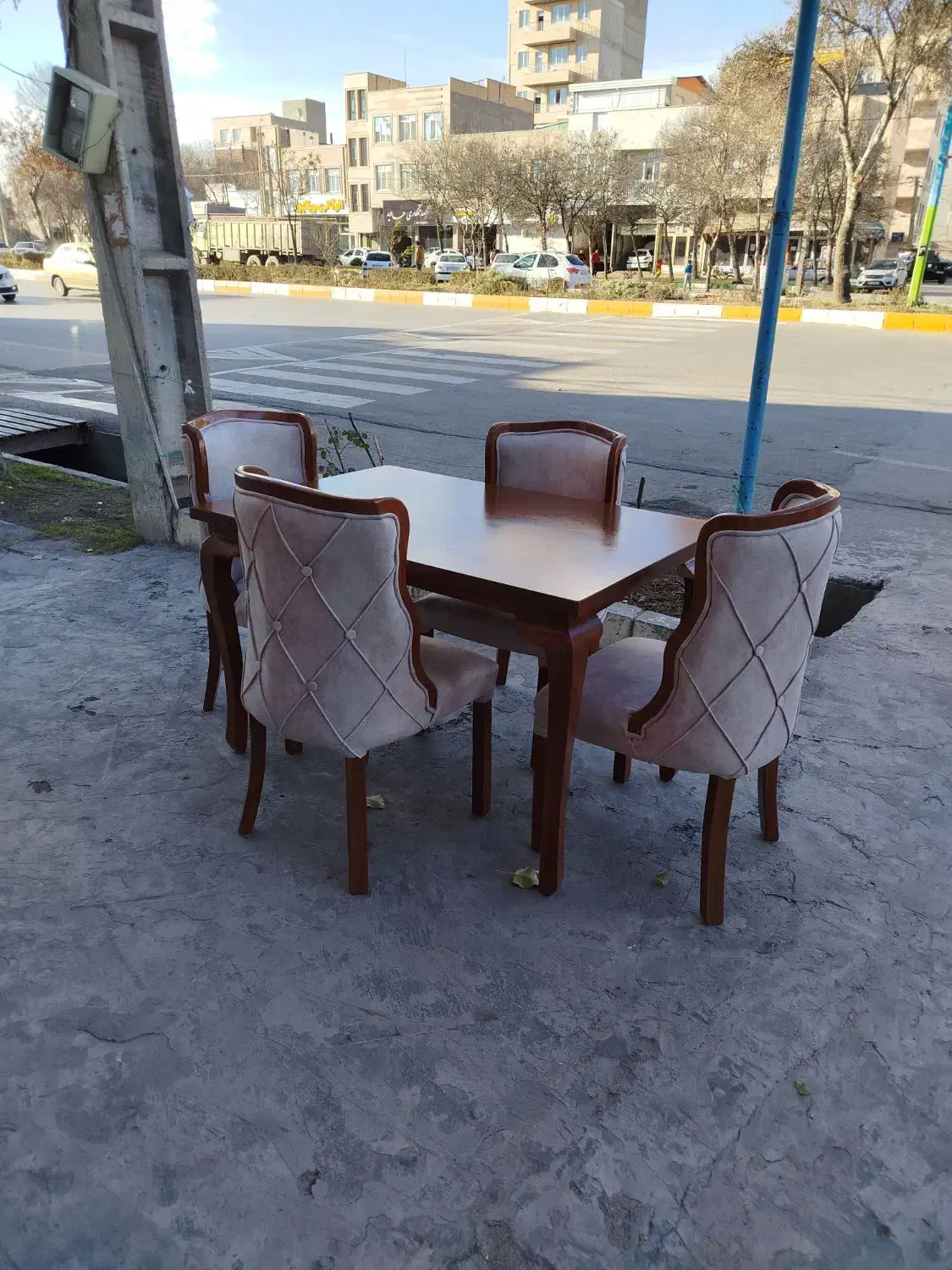 انواع و اقسام میز غذاخوری چهار و شش نفره|میز و صندلی غذاخوری|اردبیل, |دیوار