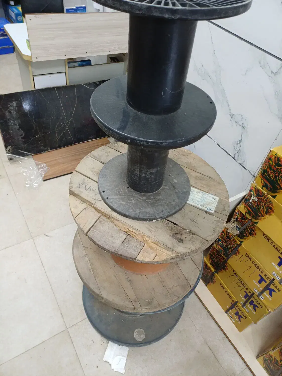 انواع قرقره چوبی/پلاستیکی/سیمانی|مجسمه، تندیس، ماکت|رودسر, |دیوار