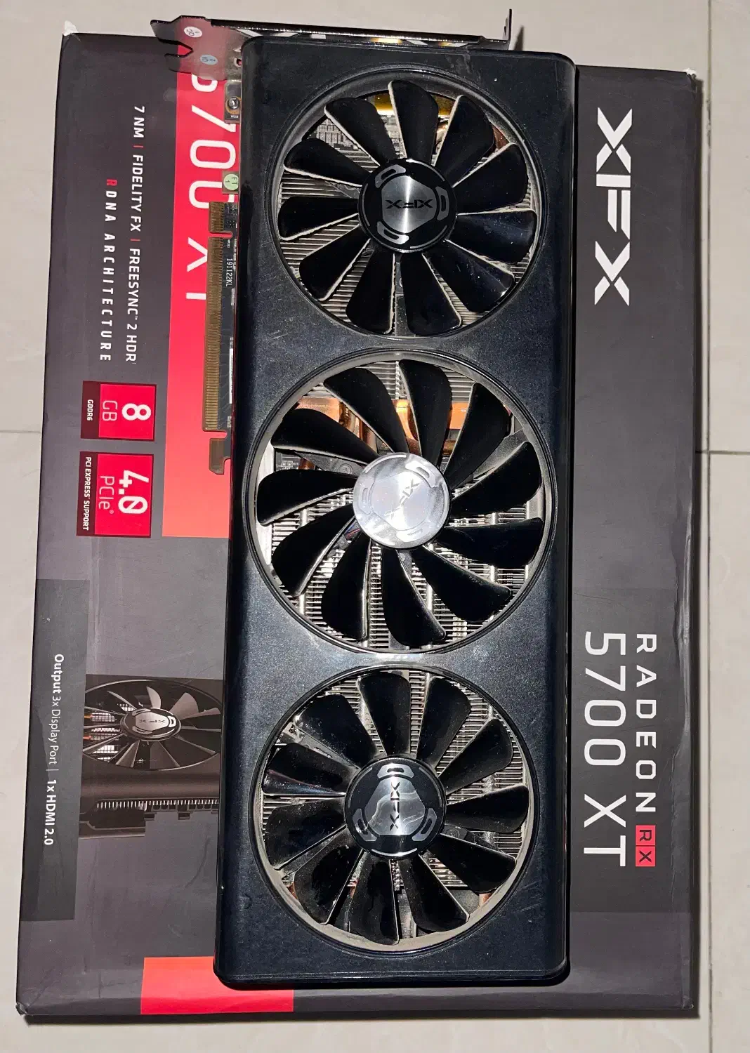 کارت گرافیک XFX RX5700 XT|قطعات و لوازم جانبی رایانه|اصفهان, آبشار|دیوار