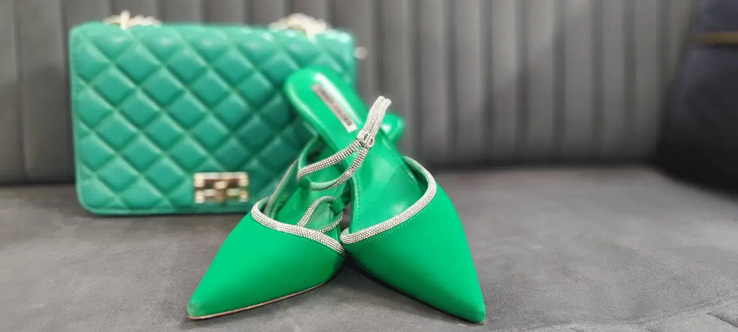 کفش مجلسی|کیف، کفش، کمربند|شیراز, کوشک میدان|دیوار