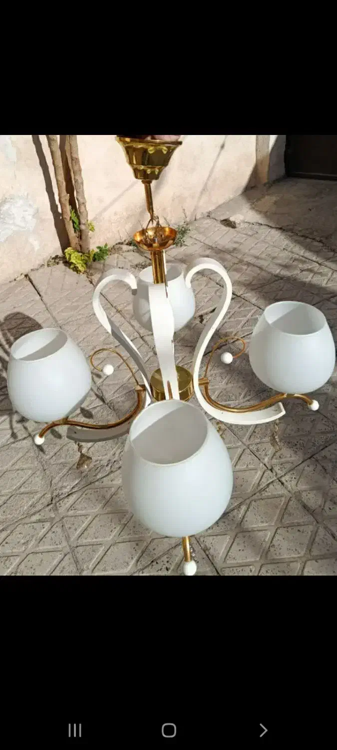 لوستر تمیز و نو|لوستر و چراغ آویز|وحیدیه, |دیوار