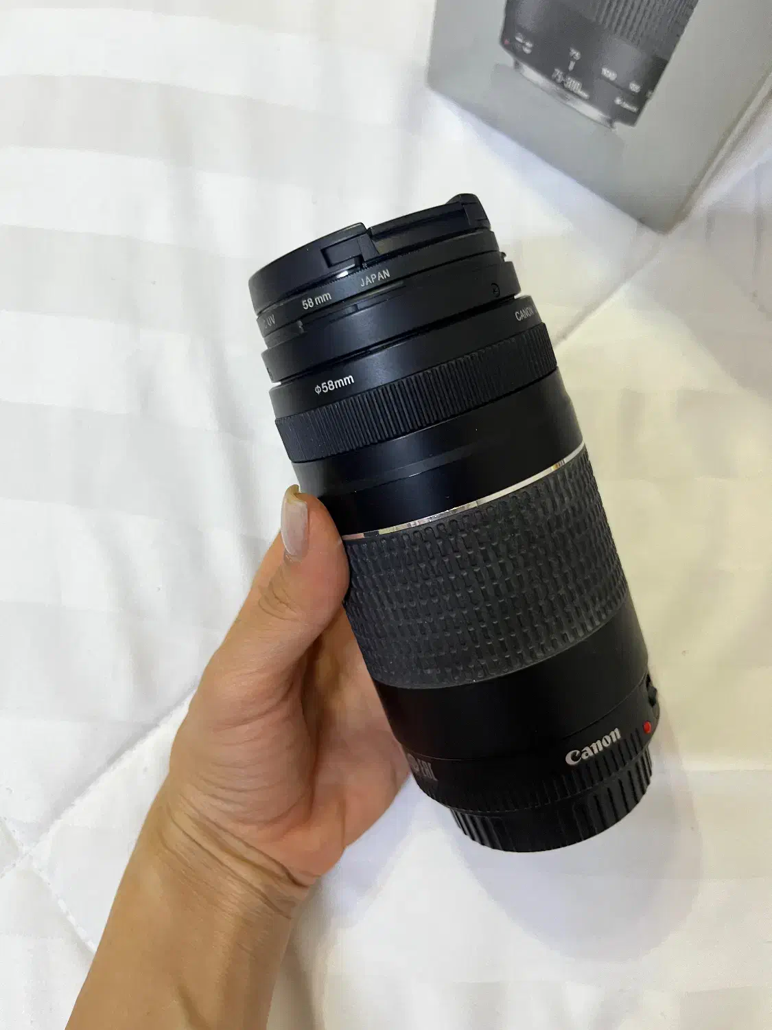 لنز تله ۷۵-۳۰۰ ef کنون canon|دوربین عکاسی و فیلم‌برداری|تهران, تهرانسر غربی|دیوار