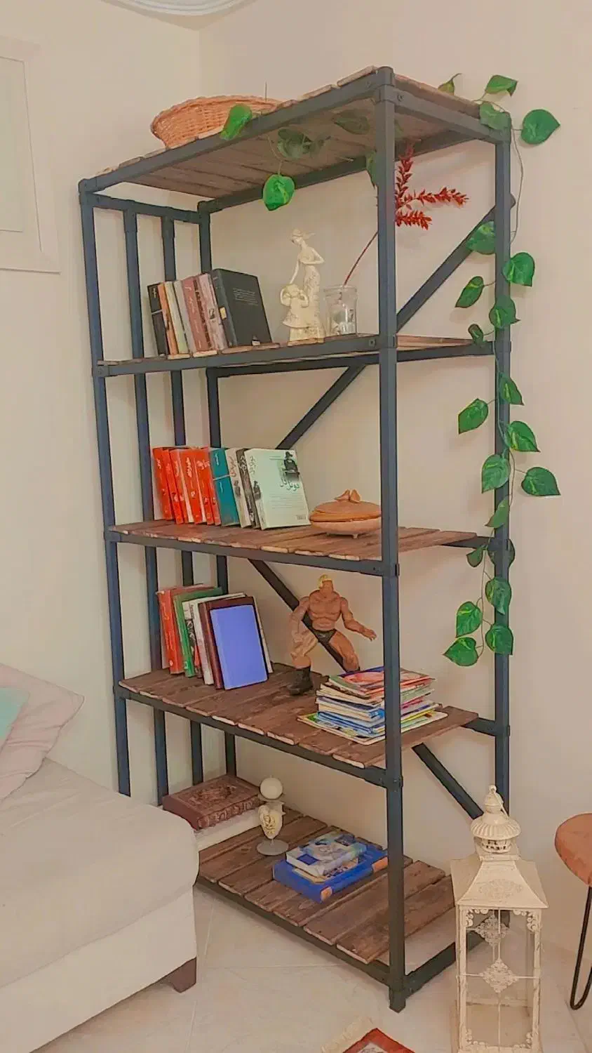 کتابخانه پینترستی|کتابخانه، شلف، قفسههای دیواری|تبریز, |دیوار