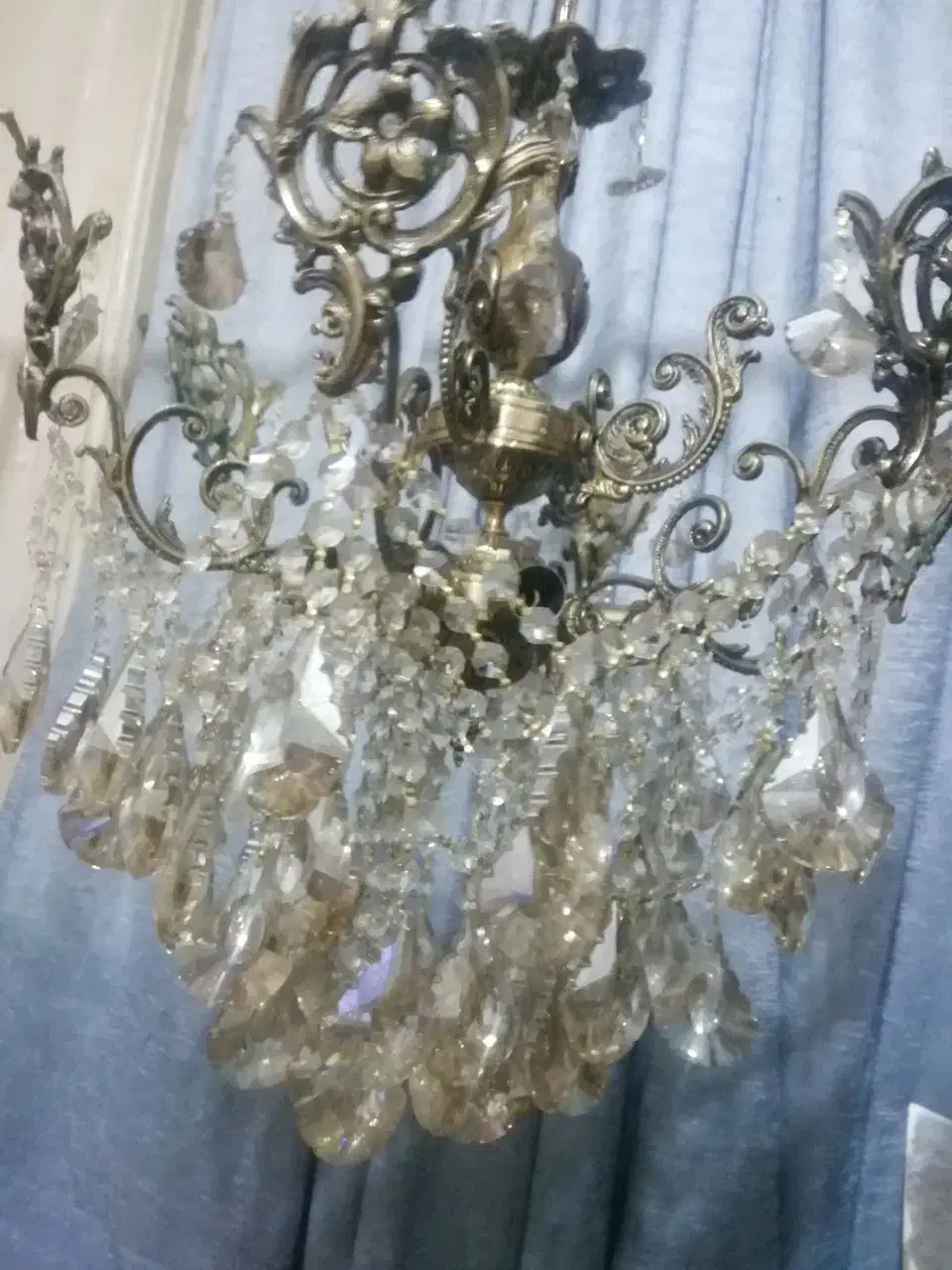 دوعدد لوستر طرح قدیمی|لوستر و چراغ آویز|همدان, |دیوار