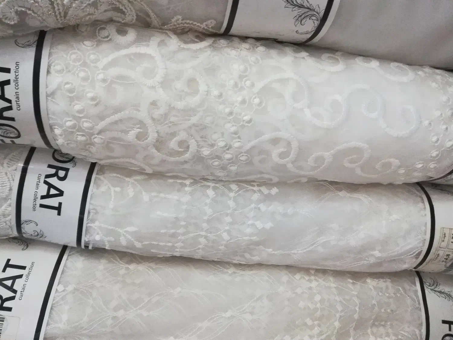 25 متر حریر صدفی متری 130|پرده، رانر، رومیزی|قائمشهر, |دیوار