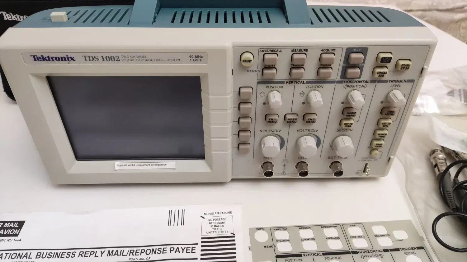 اسیلوسکوپ تکترونیک TEKTRONIX TDS 1002 60MHz/1GS|ابزارآلات|تهران, وردآورد|دیوار