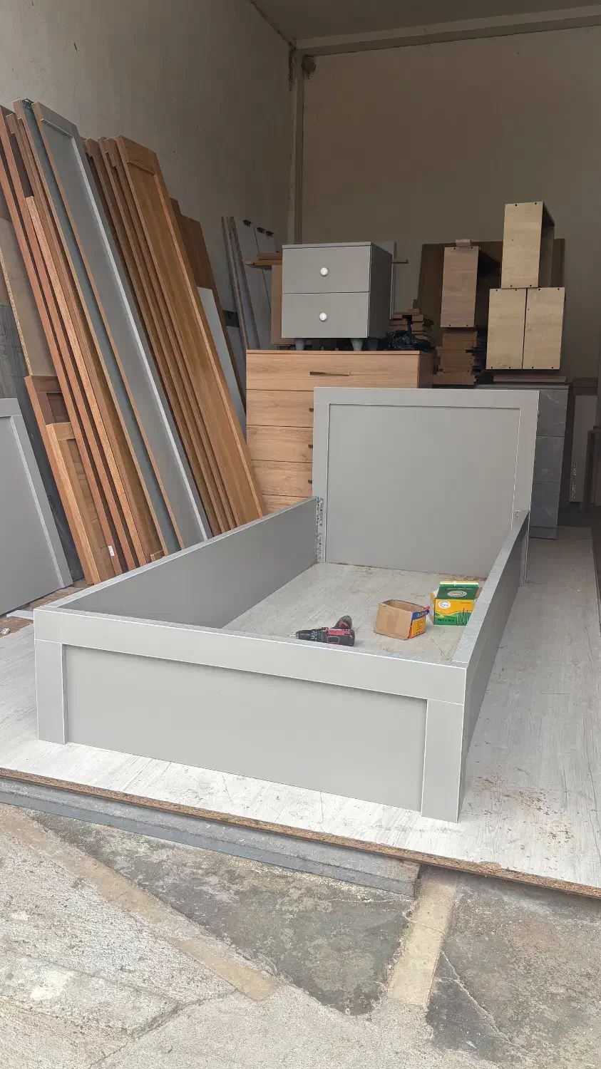 تخت یکنفره ابعاد ۹۰ در ۲۰۰|تخت و سرویس خواب|تنکابن, |دیوار