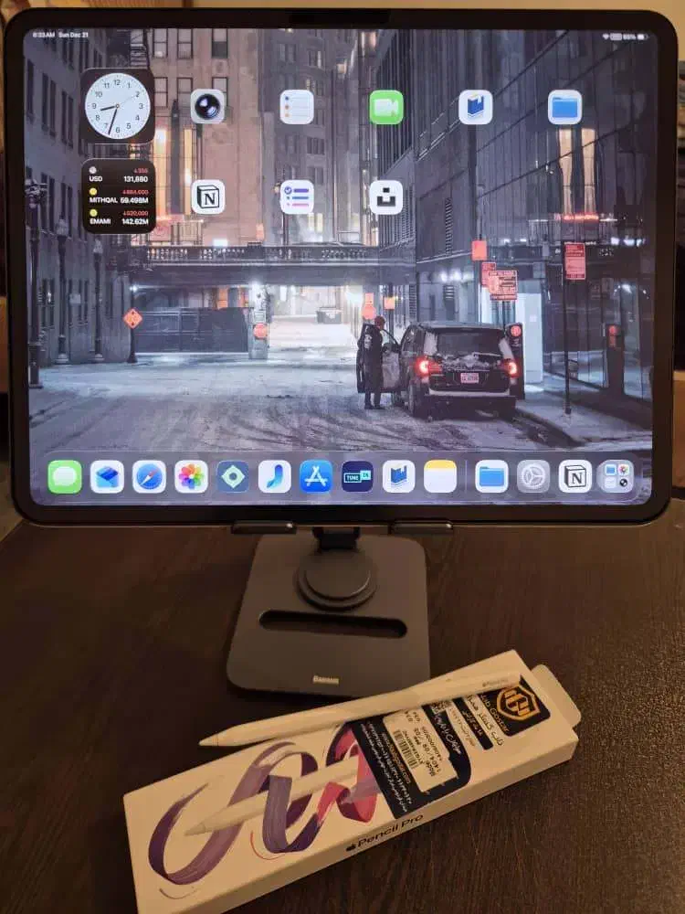 آیپد پرو13 اینچ M5 سلولار 2025+Apple pencil Pro|تبلت|تهران, یوسفآباد|دیوار