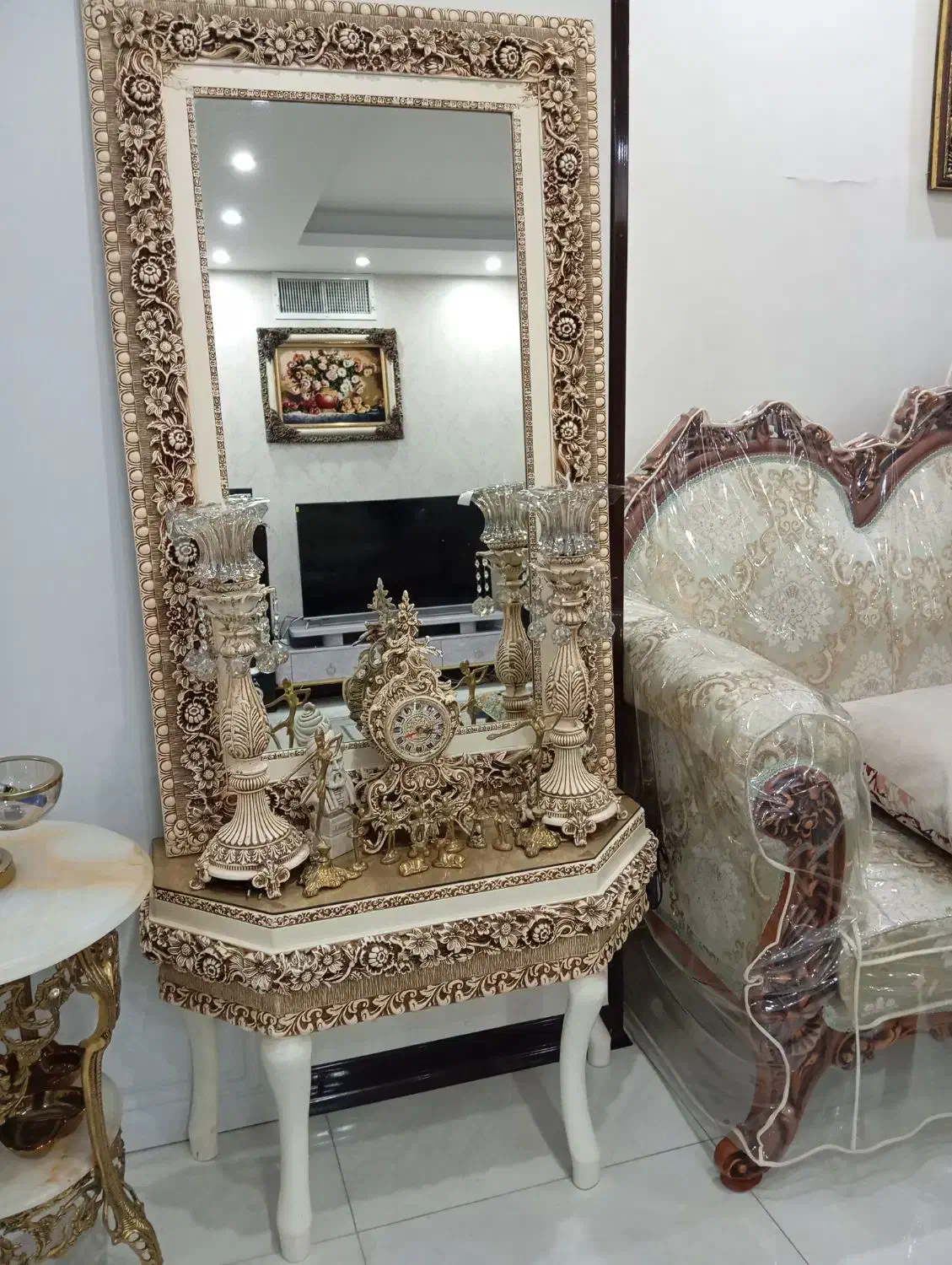 کنسول آینه|بوفه، ویترین، کنسول|فردیس, قریشی|دیوار