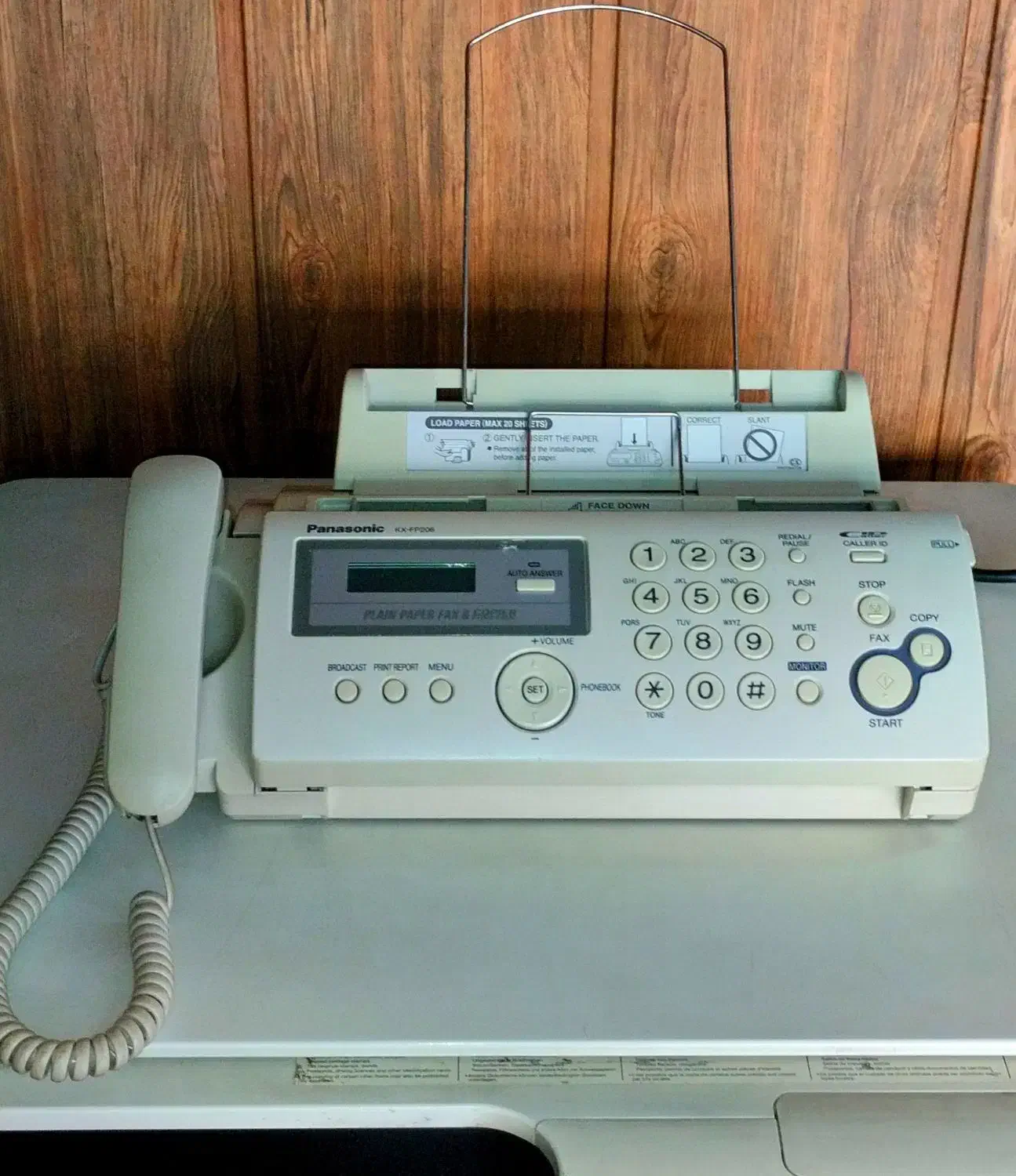 فکس رومیزی کوچک و تمیر مدل پاناسونیک|پرینتر، اسکنر، کپی، فکس|قرچک, مهدیه|دیوار