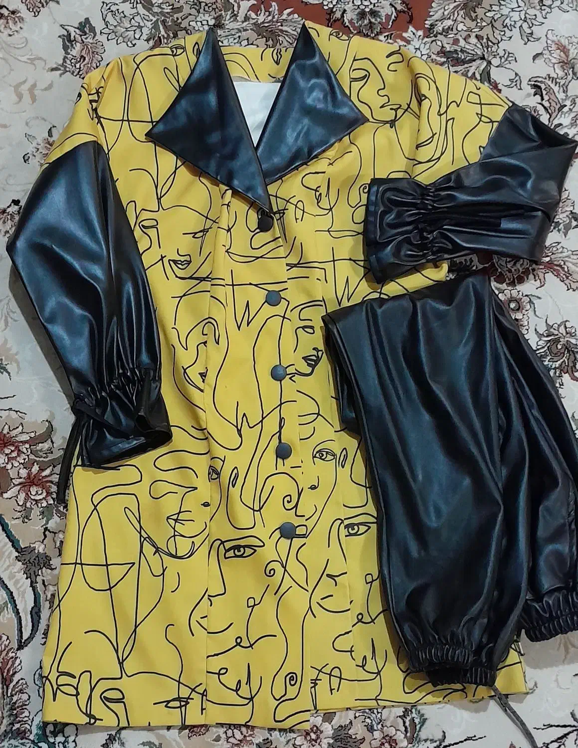 مانتو شلوار چرم|لباس|مشهد, هنرور|دیوار