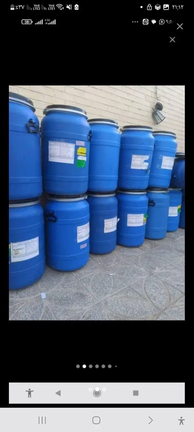 فروش بشکه پلاستیکی ۱۰۰ لیتری|مصالح و تجهیزات ساختمان|جیرفت, |دیوار