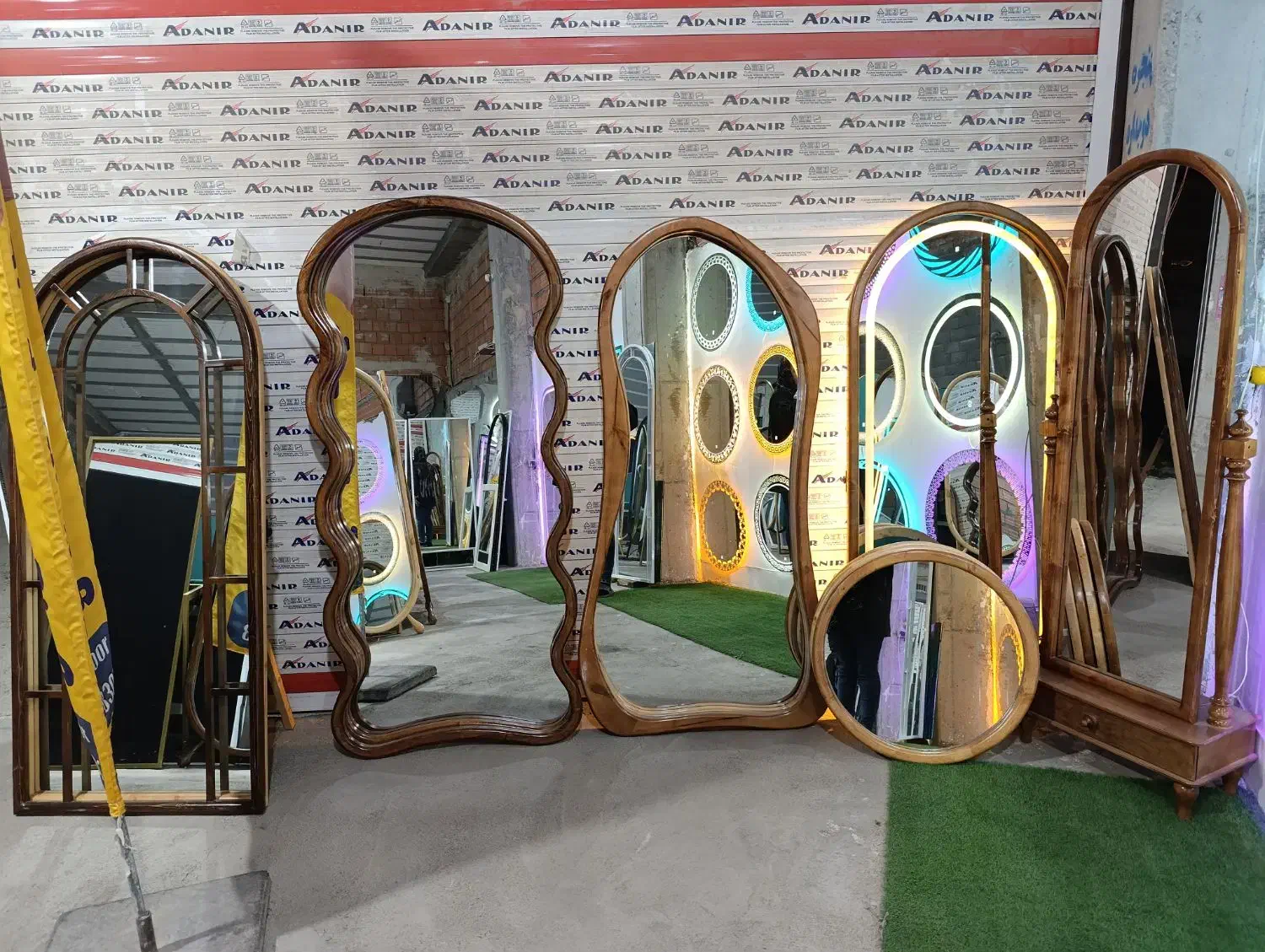 آینه های قدی چوبی کشودار و طبقه دار|آینه|ارومیه, |دیوار