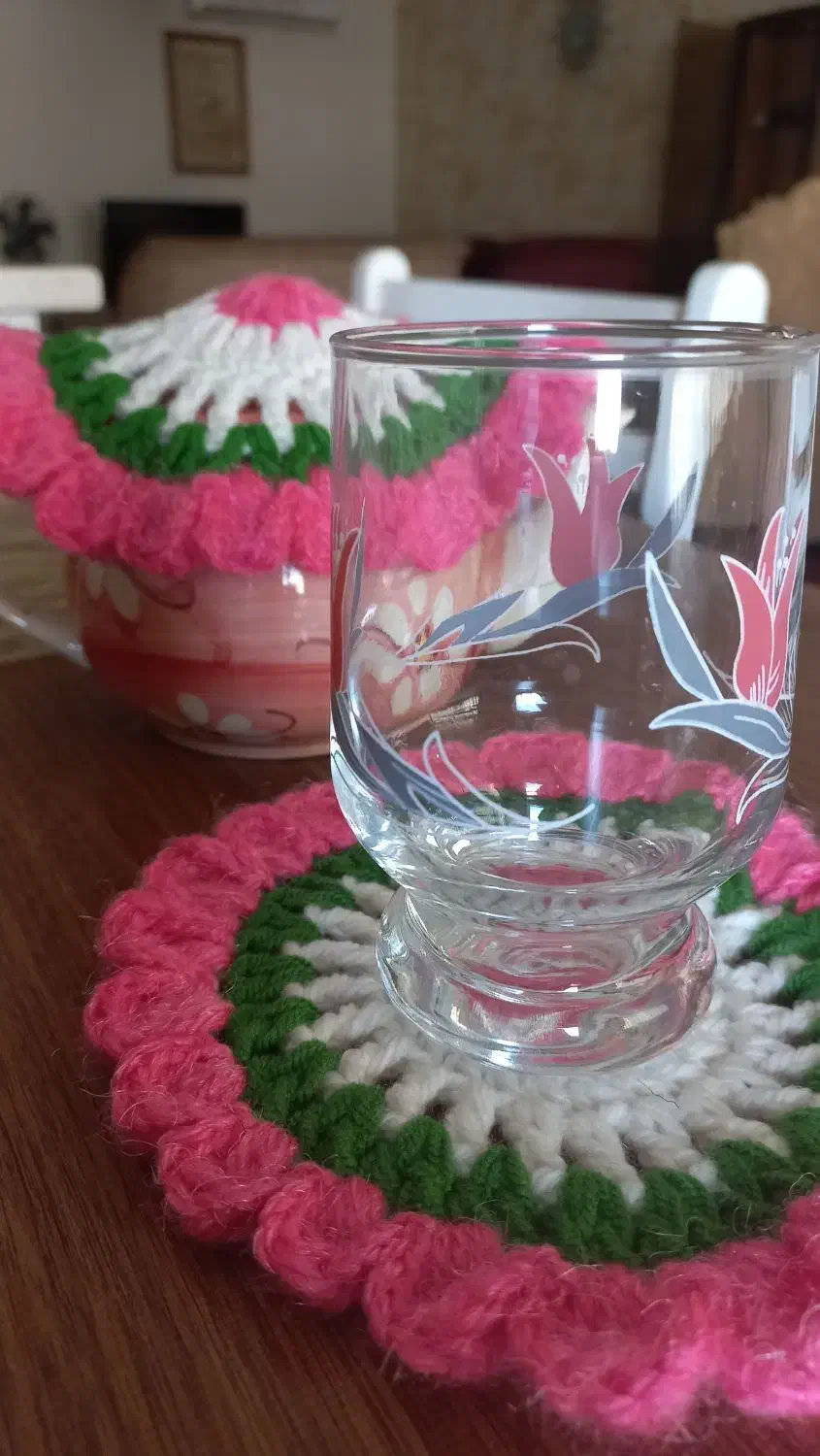 زیر لیوانی ودستگیره|سفره، حوله، دستمال آشپزخانه|قزوین, |دیوار