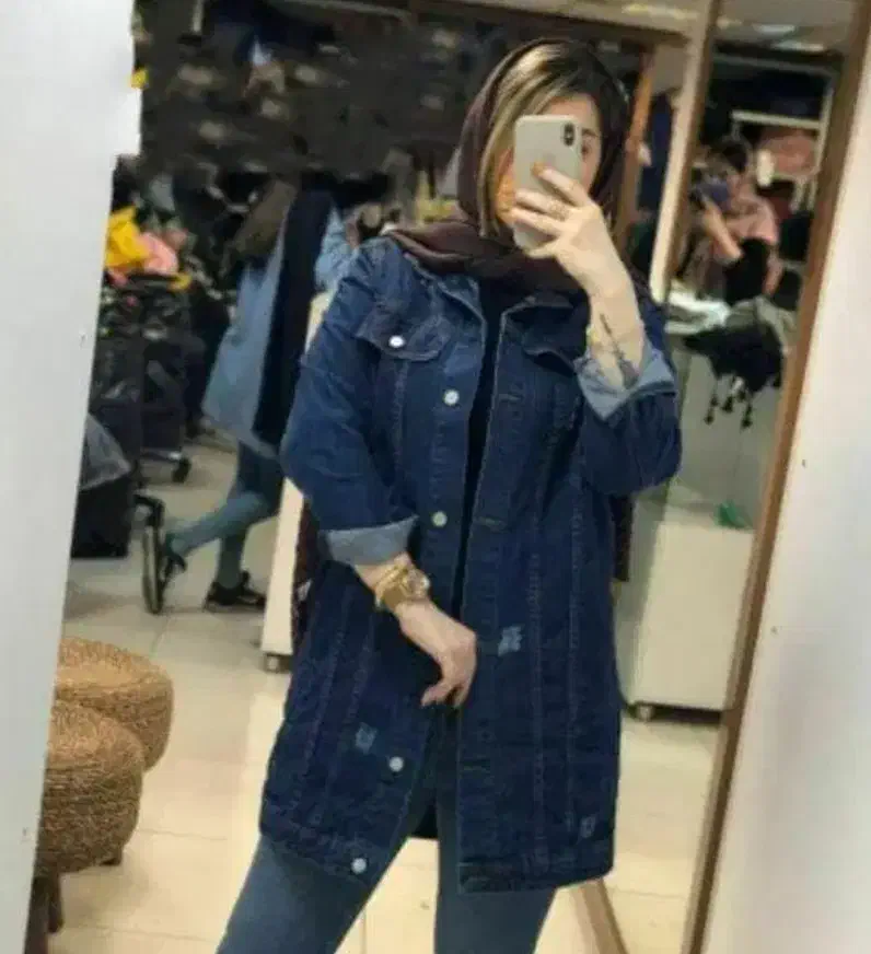 کت جین سورمه ای|لباس|آباده, |دیوار