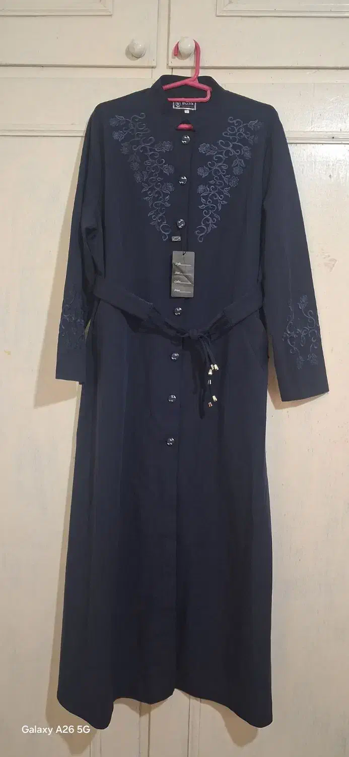 مانتو رنگ سرمه ای|لباس|قشم, |دیوار