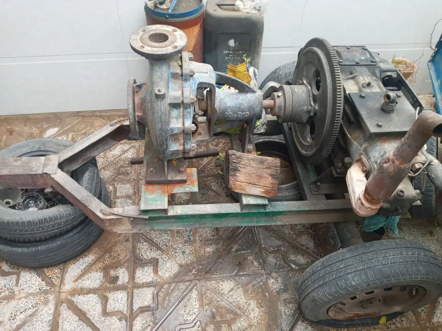 فروش موتور آب 22اسب میستووبیشی|ماشینآلات صنعتی|پلدختر, |دیوار