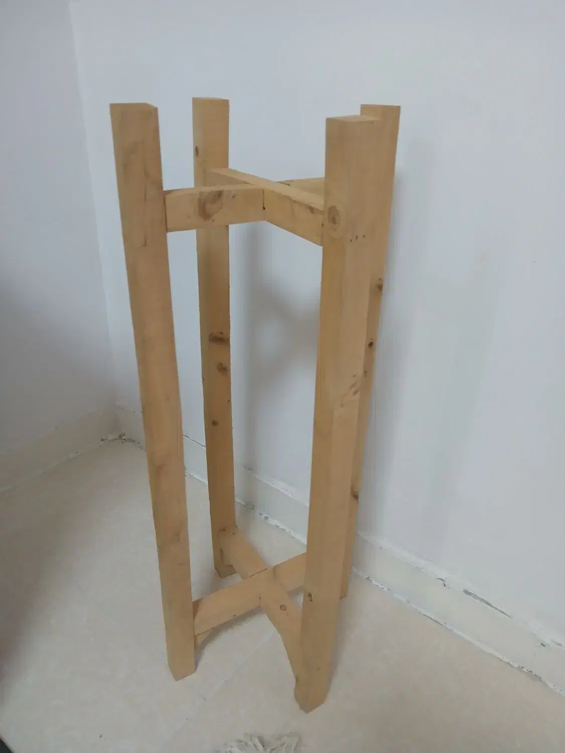 پایه گلدان چوبی|صنایع دستی و سایر لوازم تزئینی|گرگان, |دیوار