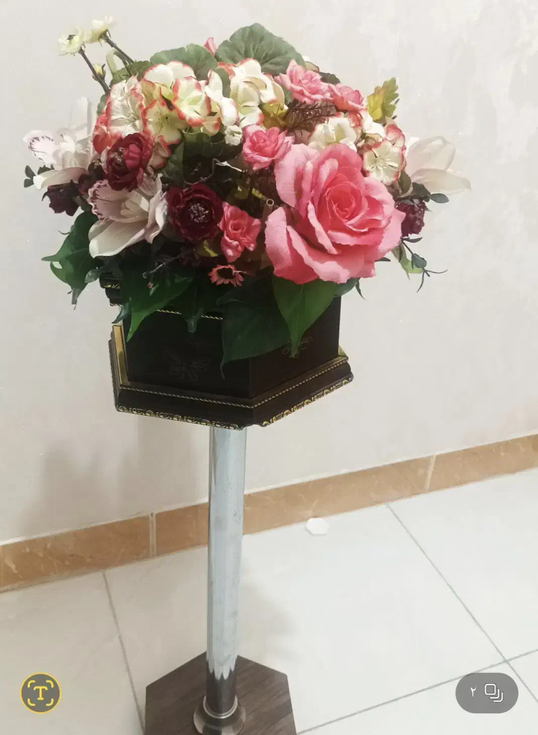 پایه گل|گل مصنوعی|اصفهان, نقش جهان|دیوار