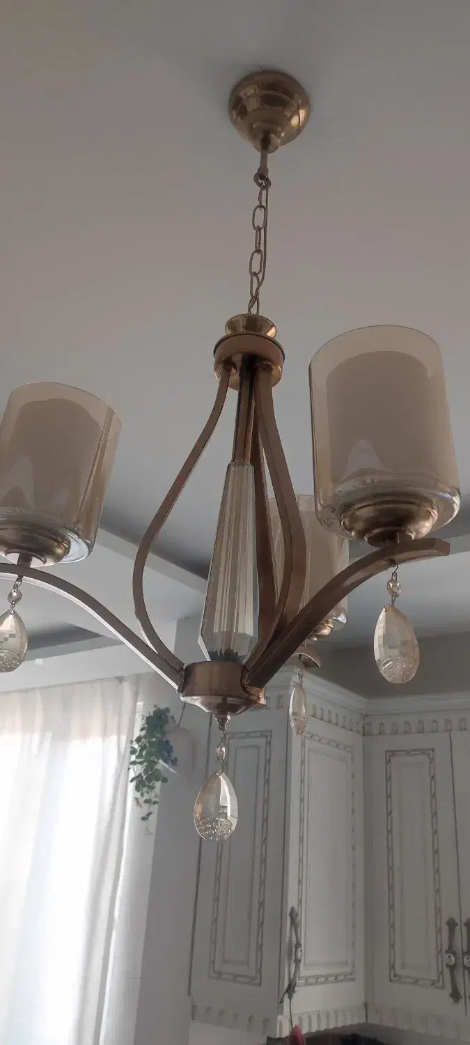 لوستر سه شاخه|لوستر و چراغ آویز|مشهد, شفا|دیوار