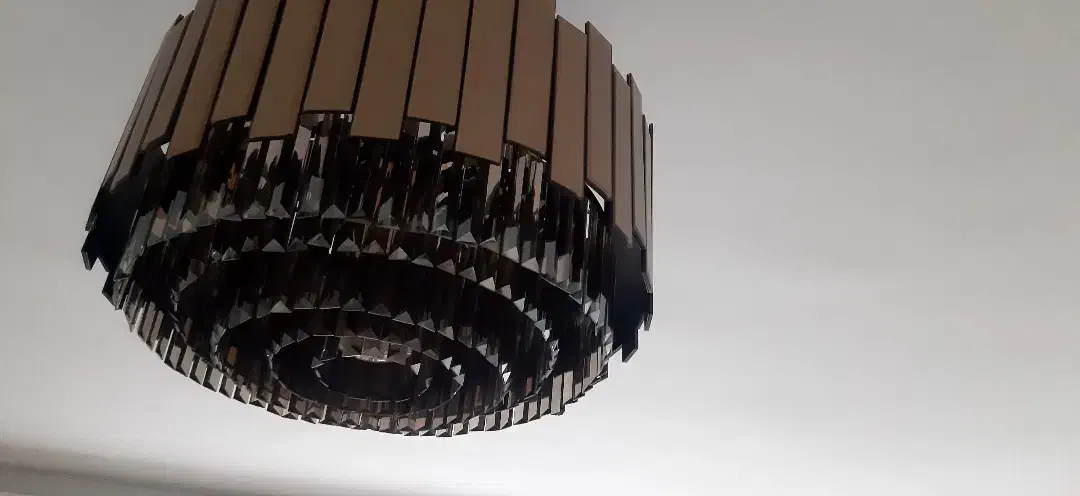 لوستر مسی رنگ زیبا و نو|لوستر و چراغ آویز|اصفهان, کوی شهید کشوری|دیوار