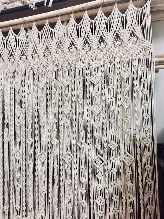 اکسسوری مکرومه پرده|صنایع دستی و سایر لوازم تزئینی|ایزدشهر, |دیوار