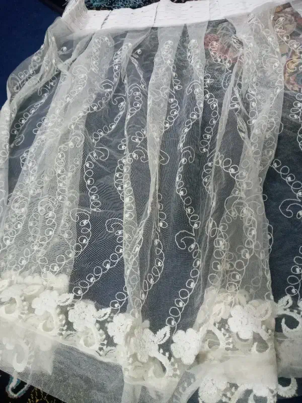 پرده تور|پرده، رانر، رومیزی|قم, علی آباد سعدگان|دیوار