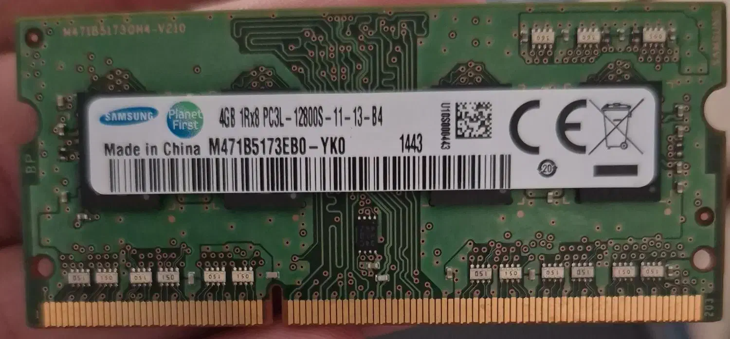 رم لپ تاپ DDR3دوکاناله سامسونگ ظرفیت 4گیگابایت|قطعات و لوازم جانبی رایانه|تهران, نیروی دریایی|دیوار