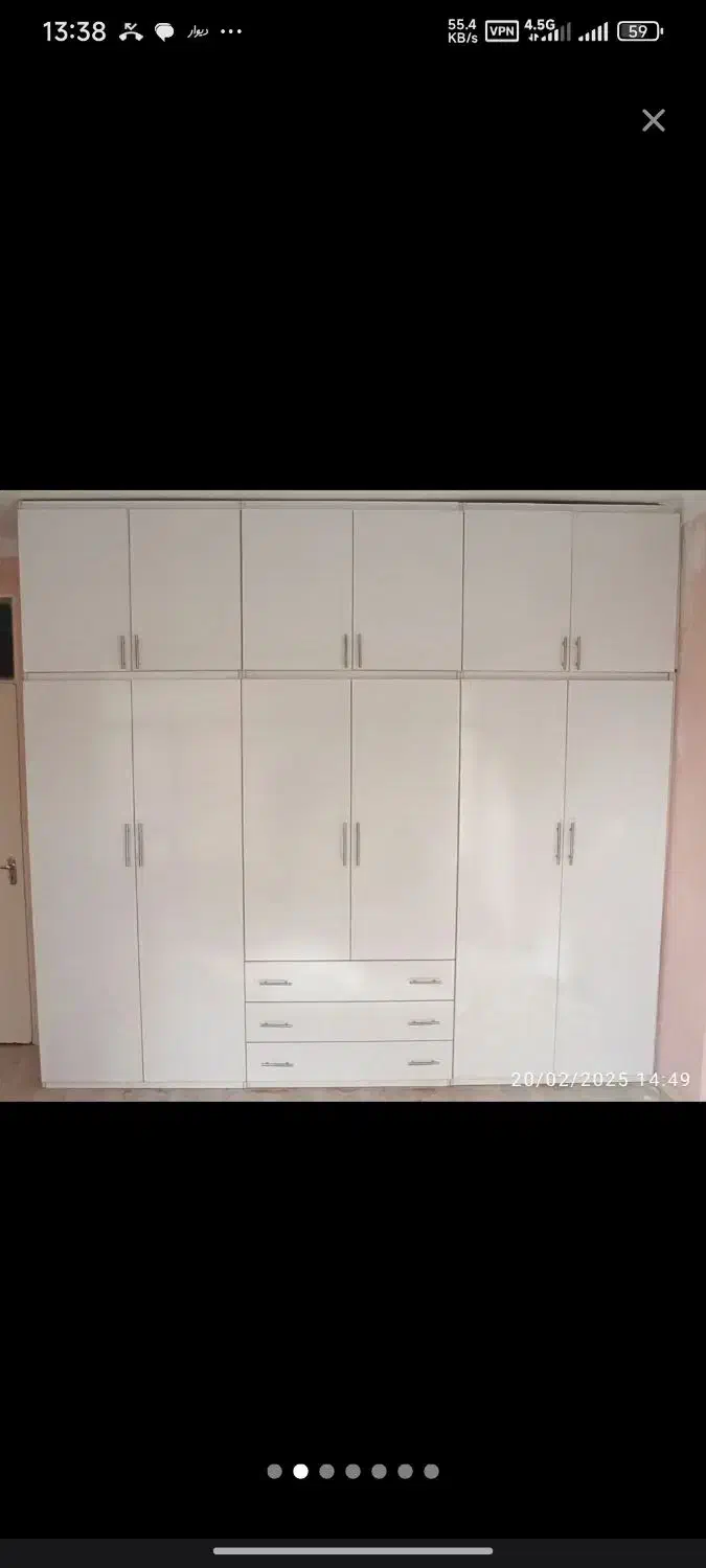 ساخت و نصب کمد دیواری|جاکفشی، کمد، دراور|قزوین, |دیوار