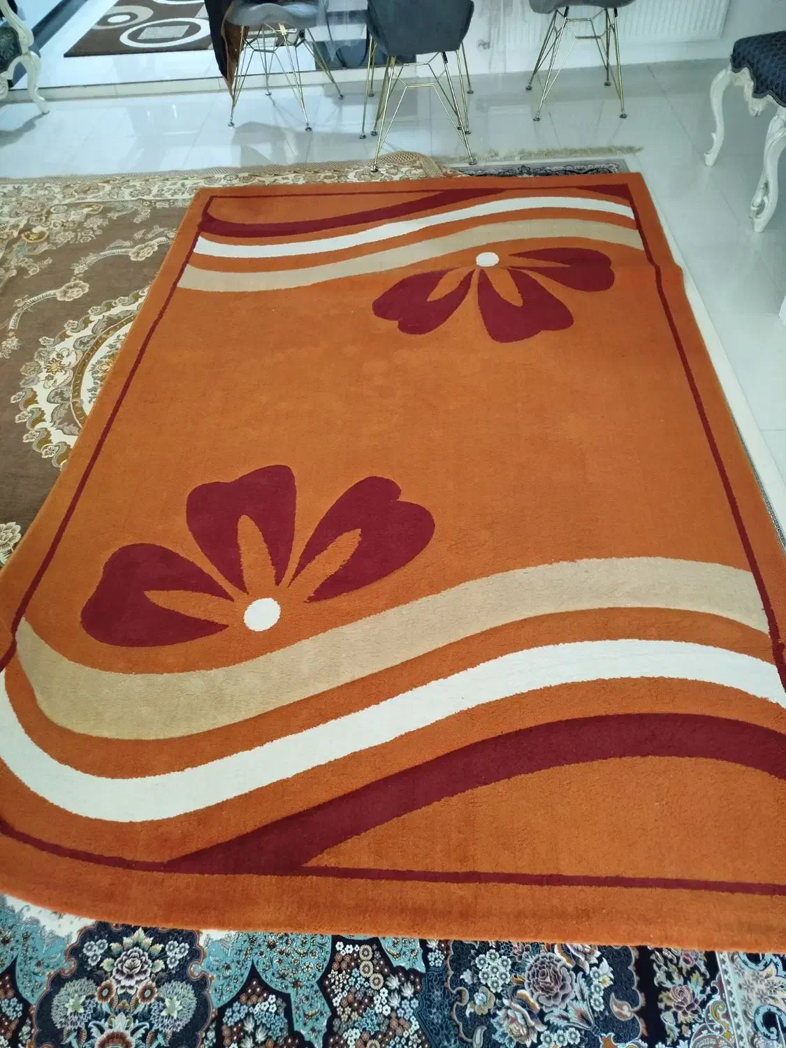 فرش ۶ متری فانتزی|فرش|گلپایگان, |دیوار